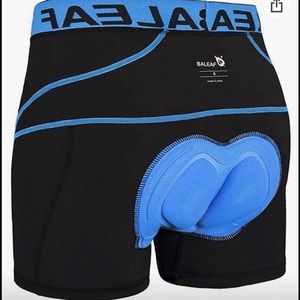 New Men’s Baleaf Padded Biking Shorts Underwear sz 3XL